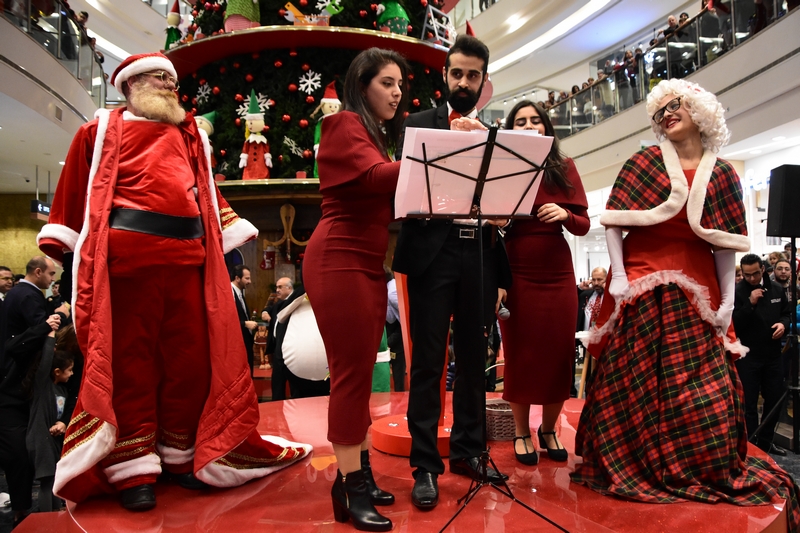 City Centre beirut lighting of the Christmas tree